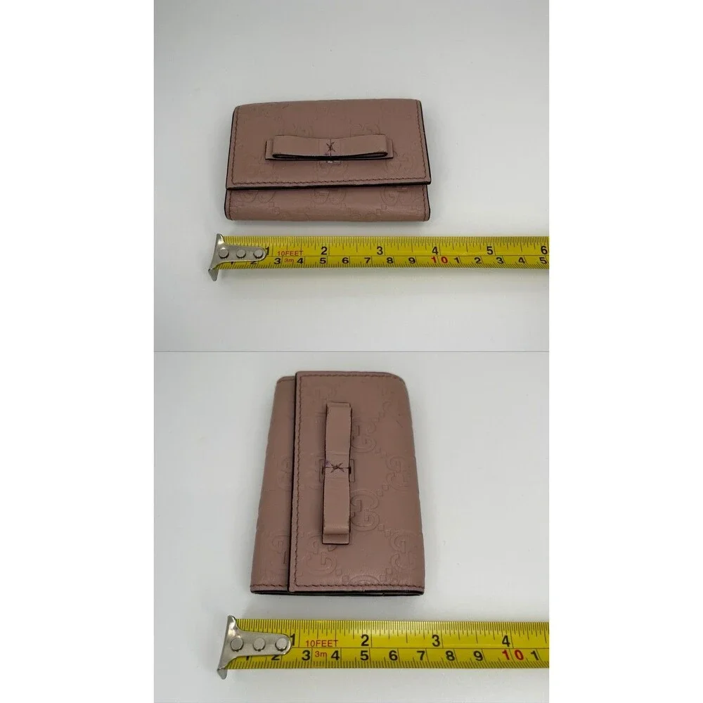 GUCCI Guccissima GG Logo Leather 6 Ring Key Case Pink – Authentic/80 - Picture 8 of 9
